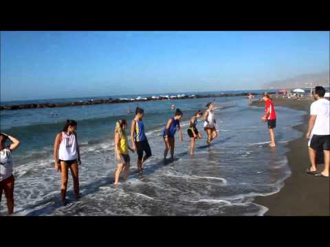 Entrenamiento Syngenta CB Almería en la playa