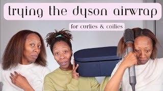 FINALLY USING DYSON AIRWRAP FOR CURLY COILY HAIR! | Is it better than the Supersonic?
