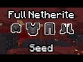 Full Netherite World Record Seed 1 Minute 18s