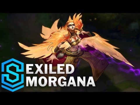 Exiled Morgana Skin Spotlight - Pre-Release - League of Legends