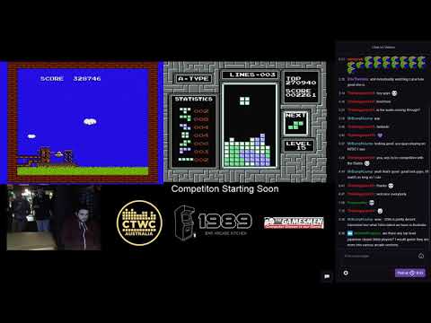 Classic Tetris Aussie Championship 2018 (With Twitch Chat)