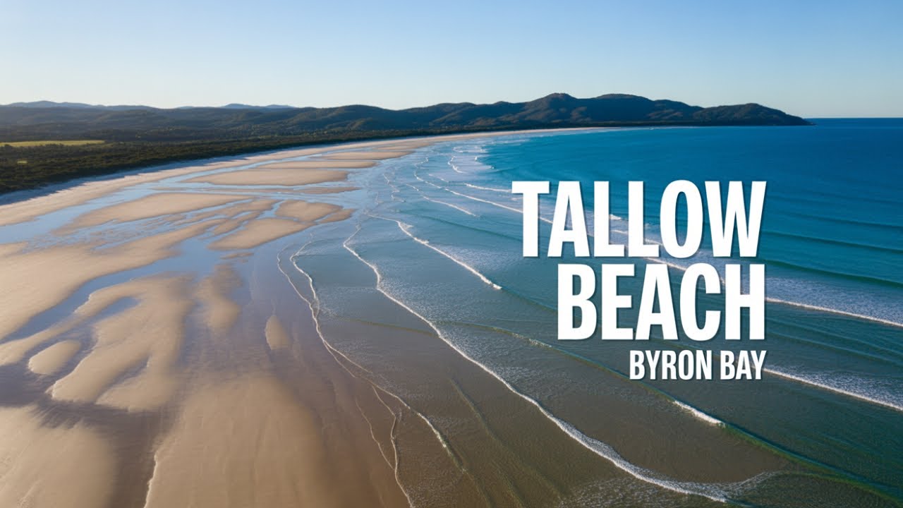 Dive into the bird-eye vistas of Tallow Beach.