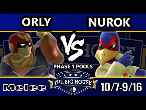 TBH6 SSBM - Nurok (Falco) Vs. ORLY (Captain Falcon) - Smash Melee Pools