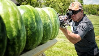How Many Watermelons will a Crossbow Shoot Through? | Gould Brothers