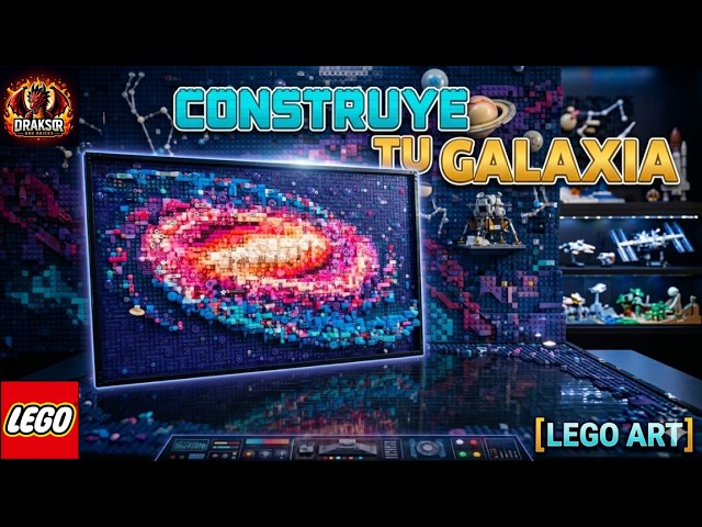 Vídeo relacionado con LEGO Art Galaxia Vía Láctea Arte Mural y Decoración de Pared para el Salón y Hogar, Regalo Creativo de Astronomía para Hombres y Mujeres, Maqueta para Adultos, Póster 3D 31212