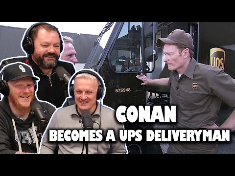 Conan Becomes A UPS Deliveryman REACTION | OFFICE BLOKES REACT!!