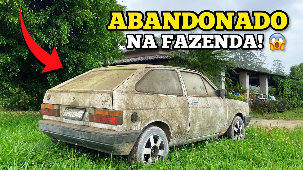 RESGATAMOS UM GOL QUADRADO ABANDONADO EM UMA FAZENDA!