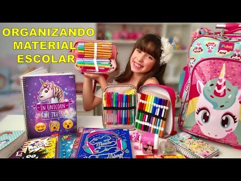 ORGANIZANDO MEU MATERIAL ESCOLAR NO MEIO DO ANO