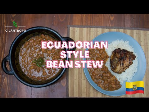 Ecuadorian food 101 – MENESTRA (#ecuadorian style #beans #frijoles) with rice – nice cook for bbqs