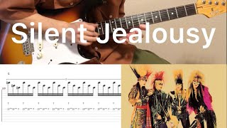 X JAPAN - Silent Jealousy (guitar cover with tabs & chords)