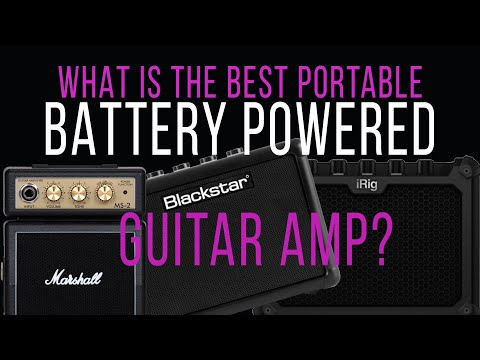What is the BEST PORTABLE BATTERY POWERED MINI GUITAR AMP?  Marshall vs Blackstar vs iRig