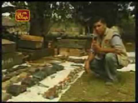 Terrorist weapons recovered from a house 22/02/2009