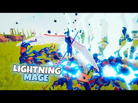 LIGHTNING MAGE vs EVERY FACTION | TABS Modded Gameplay