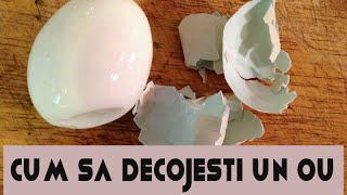 Cum se curăță de coajă oul fiert - Video 1