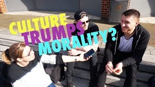 VEGAN CHALLENGES MEAT EATER IN MORALITY DEBATE