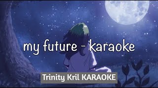 my future by Billie Eilish - KARAOKE with LYRICS | backing track / instrumental | (HIGH QUALITY)