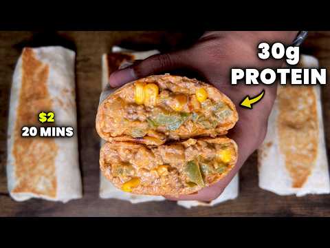 Meal Prep These $2 Queso Burritos INSANE For Fat Loss