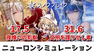 【スノウブレイク】ニューロンシミュレーション 8/31～9/6（夜喰いの影獣/文明を護りせし者）