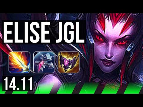 ELISE vs MORGANA (JGL) | 12/1/5, 1500+ games, Legendary | EUW Master | 14.11