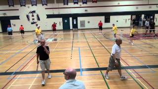 Pickleball: Last game of the Men's 65+ Gold Medal Match - Brampton, ON, 2012