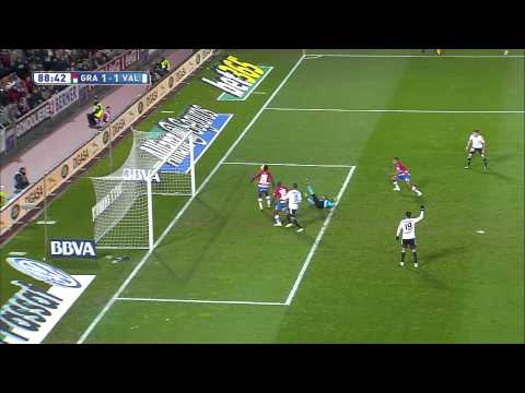 Gol de Success (1-1) en el Granada CF - Valencia CF - HD