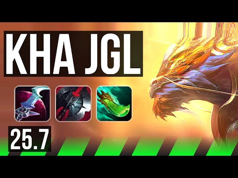 KHA'ZIX vs KAYN (JGL) | Godlike | EUW Challenger | 25.7