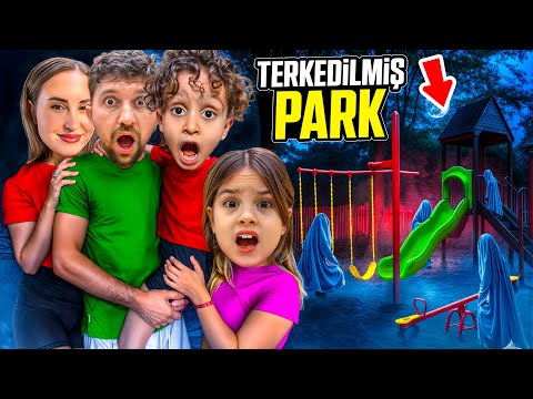 STAYING SECRETLY IN AN ABANDONED PARK AT NIGHT?! KUZEY ELİF WAS VERY SCARED!! HİLAL CRIED!!