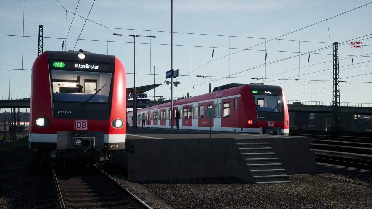 S2 to Altomünster | TSW5 | Hauptstrecke München - Augsburg (moded timetable)