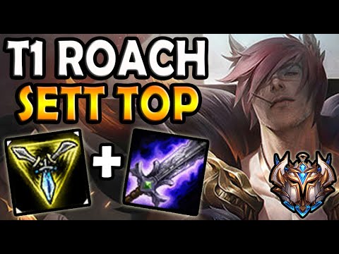 Sett vs Shen TOP [ T1 Roach ] Lol Challenger Korea ✔️