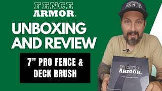 Unboxing The Fence Armor 7" Pro Fence & Deck Brush - A Game-Changer?