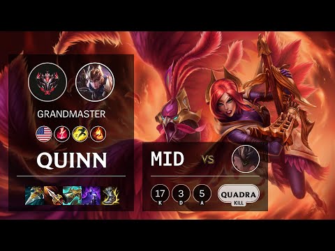Quinn Mid vs Malphite - NA Grandmaster Patch 10.25b