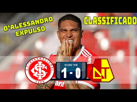 Internacional 1 x 0 Tolima - Melhores Momentos l D'Alessandro Expulso ( Libertadores 2020 )