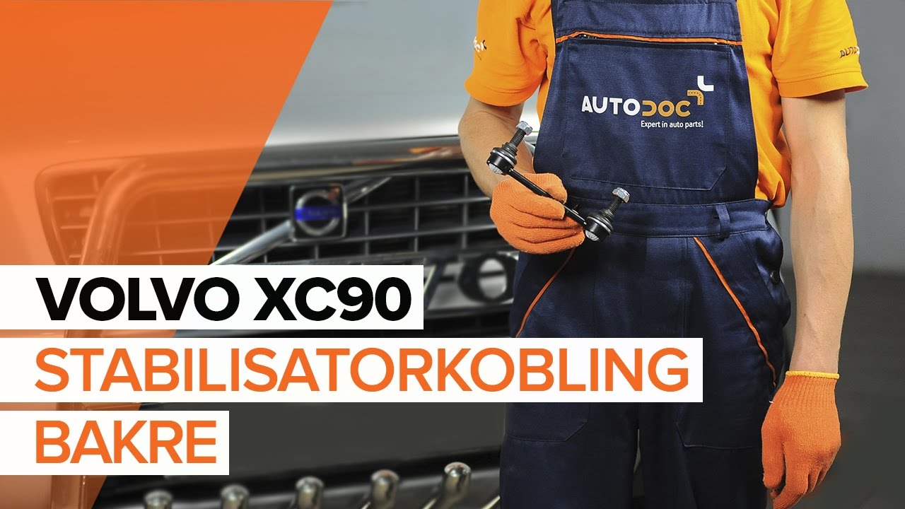 Slik bytter du stabilisatorstag bak på en Volvo XC90 1 – veiledning
