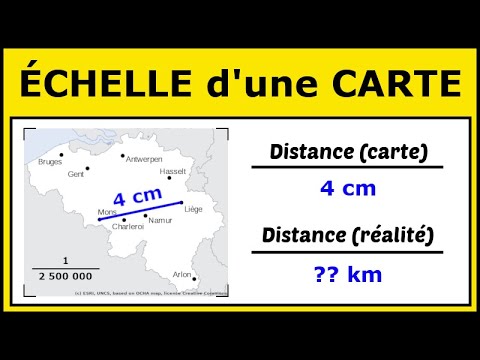 Utiliser l'Échelle d'une Carte pour Calculer des Distances | Sixième - Collège | Proportionnalité
