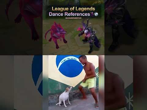 Dance References in League of Legends!🕺🪩 #leagueoflegends #shorts #gaming