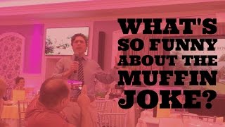 Bad stand-up comedy:  Muffin Joke falls flat in front of a live crowd