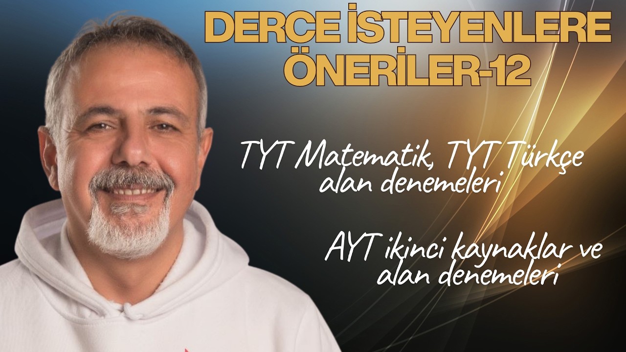 TYT MATEMATİK VE TYT TÜRKÇE DENEMELERİNİ ÇÖZERKEN