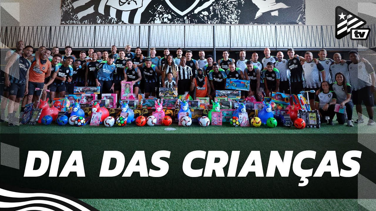 VÍDEO: Botafogo mantém tradição de eterno motorista Maurão e doa brinquedos no Dia das Crianças