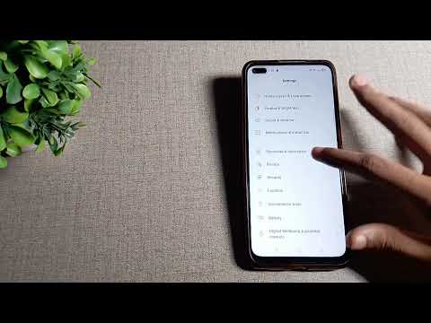 How to setup pattern lock in Realme x50 Pro mobile in Hindi setting