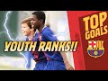 ?️ TOP 2️⃣5️⃣ GOALS FROM BARÇA'S YOUTH RANKS ?️