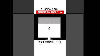 クリアに近づくほど自分を許せなくなるゲーム