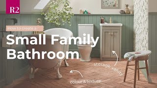 How to Create a Small Family Bathroom