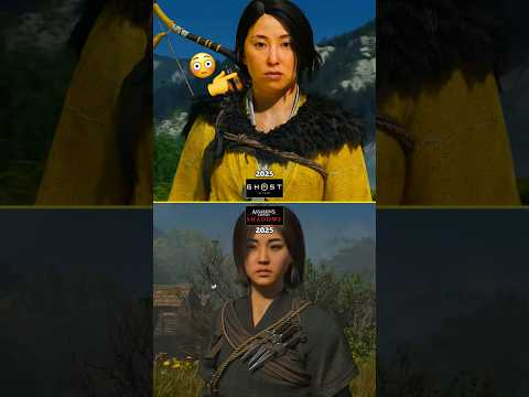 Ghost of Yotei vs Assassins Creed Shadows 👀🤔 #GhostOfYotei #AssassinsCreed #gaming #shorts