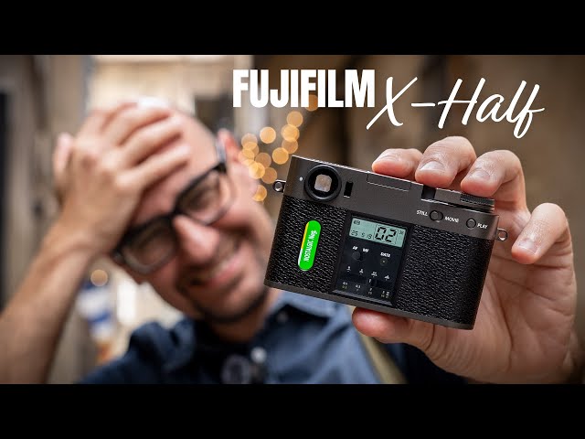 Vídeo relacionado con Canboc Funda de Transporte cámara compacta FUJIFILM X Half Premium, Bolsa para cámara Digital FUJIFILM X-HF1, Bolsillo de Malla para Cable USB, Negro (Solo Funda)