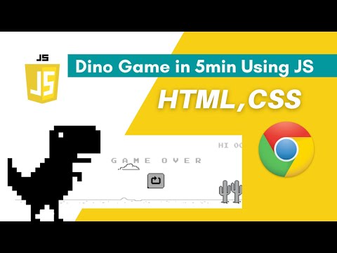Create Game Using Javascript Chrome Dino Game Development
