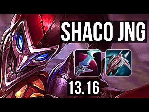 SHACO vs IVERN (JNG) | 17/0/7, 6.9M mastery, Legendary, 1400+ games | EUW Challenger | 13.16