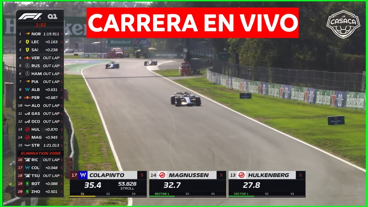 🛑 GP de BRASIL 🔥 FÓRMULA 1 EN VIVO - CORRE FRANCO COLAPINTO - PRÁCTICA 1