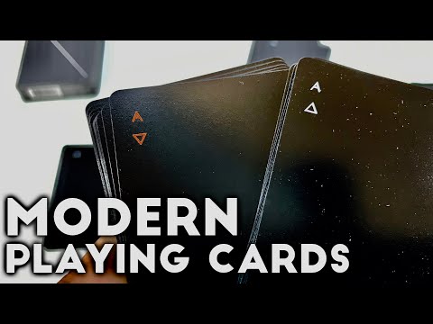Sleek Modern Minimalist Areaware Minim Playing Cards Review