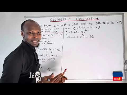 UNDERSTANDING GEOMETRIC PROGRESSION