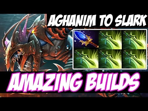 AGHANIM TO SLARK ?! - SLARK WITH AGHANIM AND 5 BUTTERFLIES -  Amazing Builds vol 98 - Dota 2